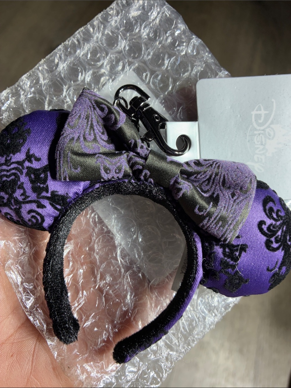 Disney Haunted Mansion ears keychain bag charm